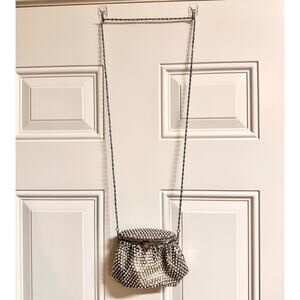 Pearl Beaded Mini Chain Crossbody Bag – Vintage Glam Evening Purse NYE